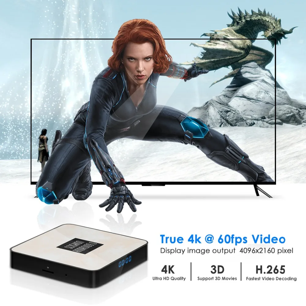 

RX4B Android 9.0 TV Box WiFi RK3328 smart tv box android 4GB ram Quad Core Set-top Box tvbox 4K Media Player RX4B set-top box