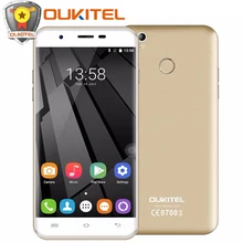 Оригинальный Oukitel U7 плюс Мобильный телефон 5.5 “Android 6.0 MTK6737 Quad Core 4 г FDD LTE 2 ГБ + 16 ГБ 8.0MP отпечатков пальцев камера телефона