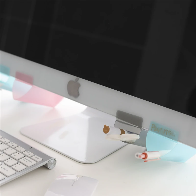 1 шт. DIY компьютерный монитор Карманный стол сторона липкий контейнер