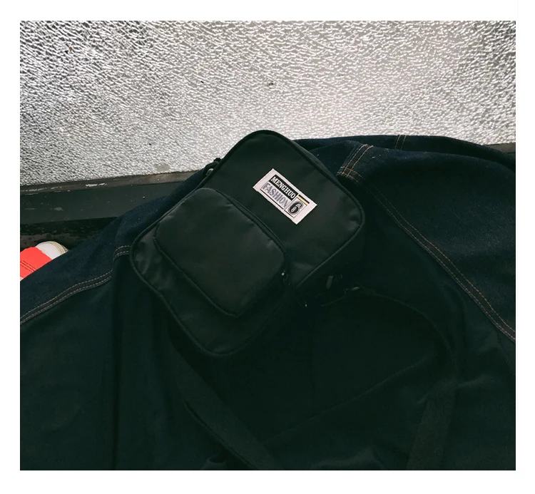 Menghuo Brand New Fashion Women Handbag Panelled Shoulder Bag Leisure Nylon Men Messenger Bag Female Crossbody Bags for Boys Bag00_29-1_19
