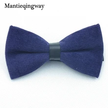 Mantieqingway Свадебные Брендовые мужские однотонные вельветовые галстуки-бабочки с бантом для мужчин высокого качества бизнес-стиль, галстуки с бантом Gravata Papillon