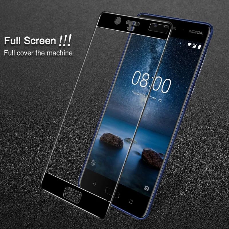 Для Nokia 8 закаленное стекло Передняя пленка Imak Pro + версия Полная защита экрана