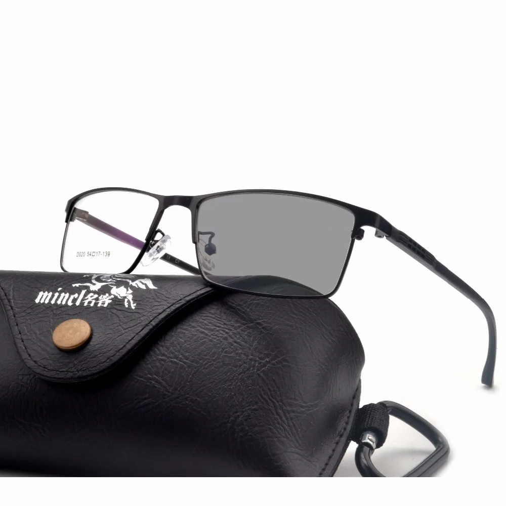 

2019 Fashion Square Double Focus Progressive Photochromic Reading Glasses Multi-focus Optical Graduation Progressive Glasses NX