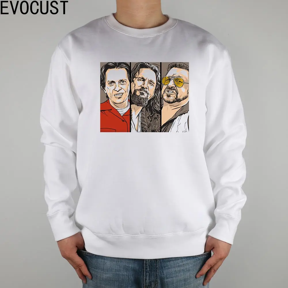 The big lebowski the dude abides men Sweatshirts Thick