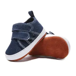 2019 модные повседневные парусиновые на мягкой подошве кроссовки Нескользящие кроссовки Повседневная обувь для новорожденного