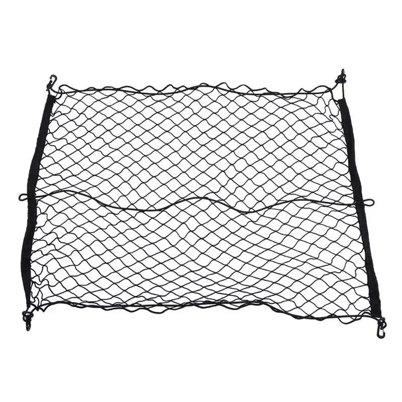 

Car-styling Boot String Mesh Elastic Nylon Rear Back Cargo Trunk Storage Organizer Luggage Net Holder Auto Accessory 90/120*60cm