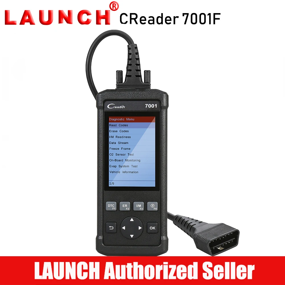 

LAUNCH Creader 7001F CR7001F OBD2 EOBD Automotive Diagnostic Scanner with Oil Reset,EPB BMS DPF SAS ABS Bleeding Reset Scan Tool