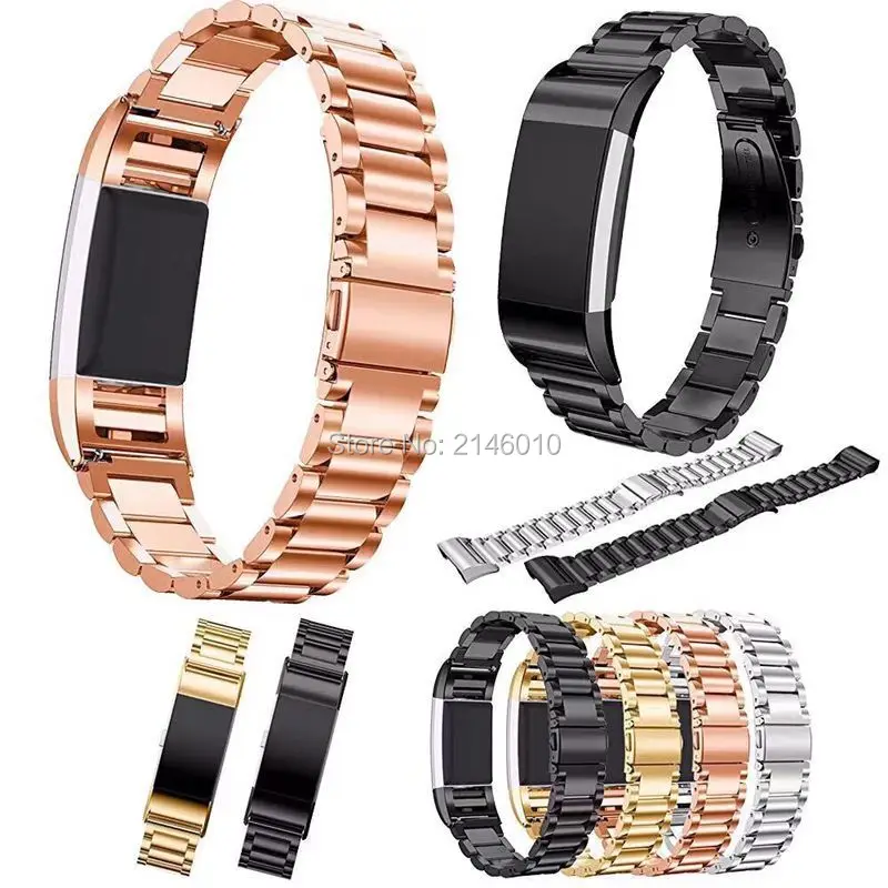 

Stainless Steel Watch Bands Metal Strap For Fitbit Charge 2 Replacement Bracelet