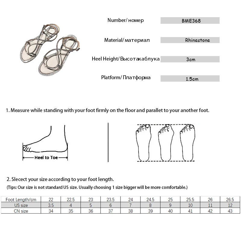 Baimier/ г.; летние женские босоножки с серебряными кристаллами; женские Вьетнамки с ремешком на щиколотке; пляжные сандалии-гладиаторы на плоской подошве с перекрестной шнуровкой
