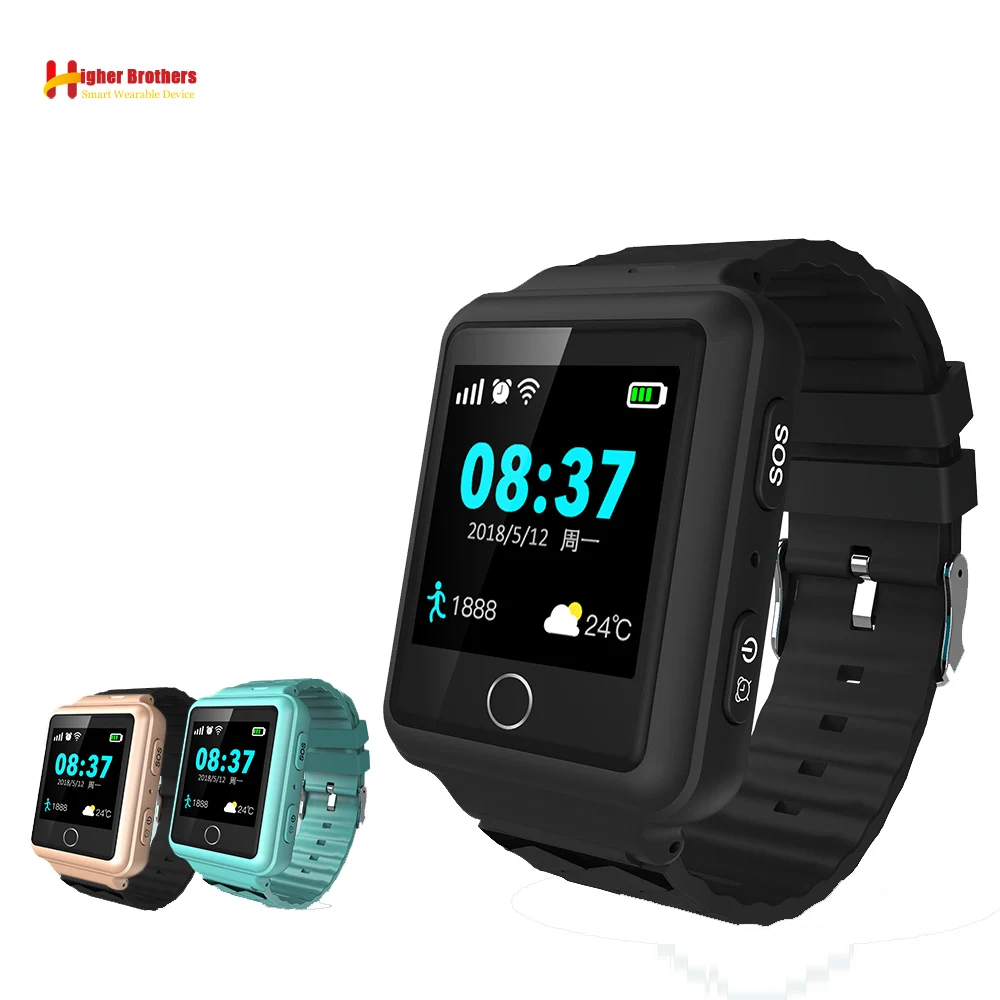 

IP67 Waterproof Smart GPS WIFI Tracker Locator Finder Kids Baby SOS Call Remote Monitor Camera Alarm Anti-lost Watch Wristwatch