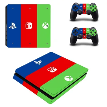 

New PS4 Slim Decal Protective Skin Cover Sticker for PS4 Slim Console & Controller