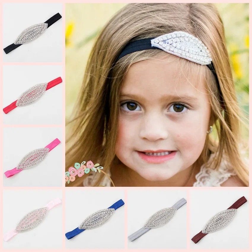1 шт./лот белый горный хрусталь повязки ободки hairband девушка ленты для волос мода