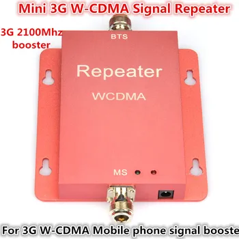 

New Mini 3G WCDMA 2100mhz 2100 60db Mobile Phone Cell Phone Signal Booster Enhancer Repeater Amplifier cover 500m2