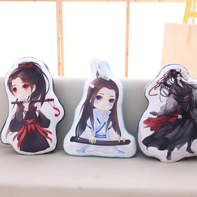 Giancomics 50 см Mo Dao Zu Shi Wei Wuxian Lan Wangji плюшевая гуманоидная Подушка валик Grandmaster Demonic