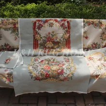 Французский Aubusson ручной тканый чехол для дивана и кресла 1:4 с дужками вискоза aubusson Диван Набор высокого уровня