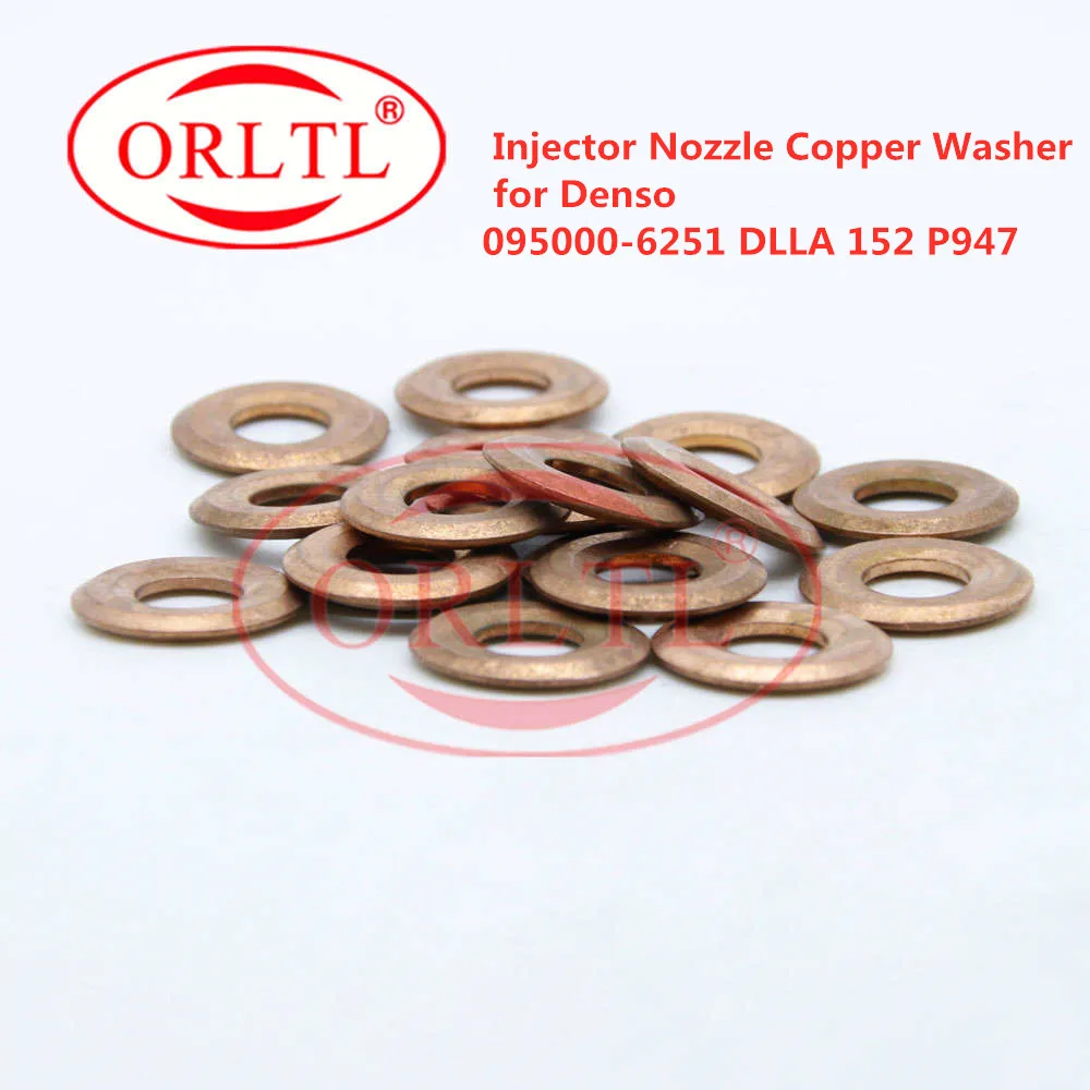 

5pc/bag Fuel Pump Engine Gasket Shims ,Common Rail Diesel Injector Nozzle Copper Washer for Denso 095000-6251 DLLA 152 P947