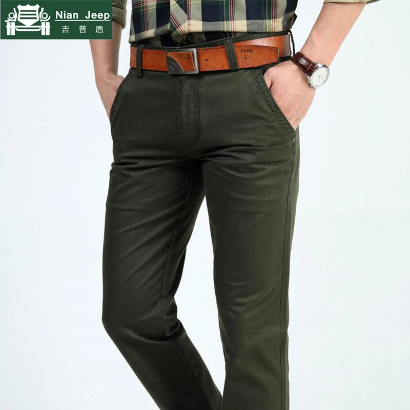 Günstige NIANJEEP Marke 100% Baumwolle Cargo Pants männer Military Stil Armee Lange Hosen männer taschen Baggy Herren Pantalones Jogginghose 2153