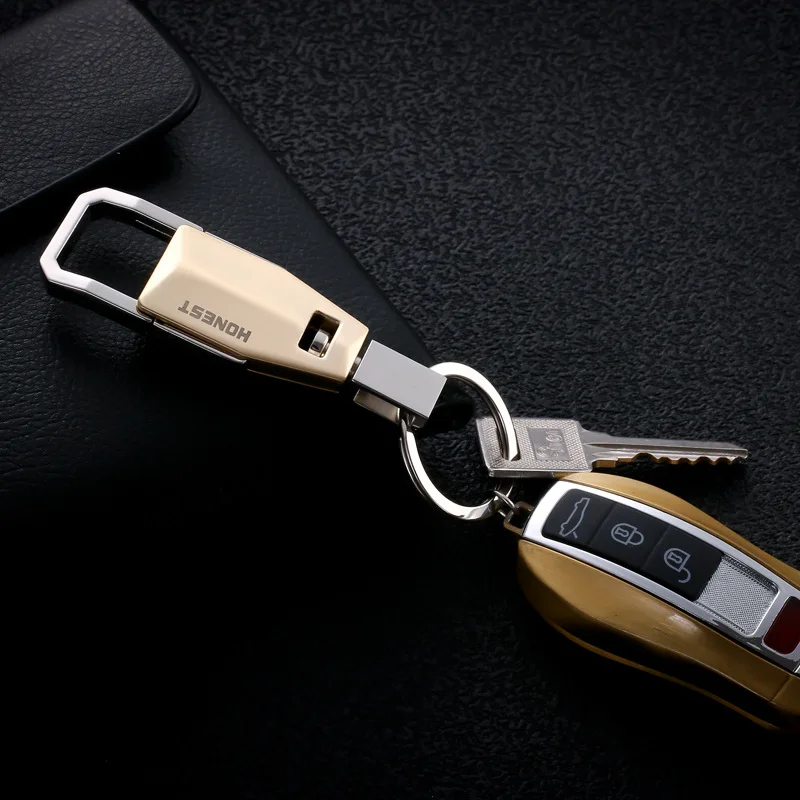 Fashion Gold Silver Leather Keychain Men Leopard llaveros de cuero