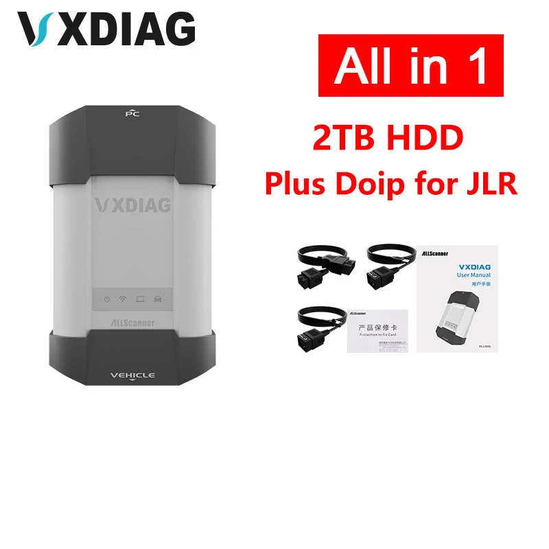 VXDIAG VCX все модели в 1 ключевой программист для Tech2 Doip для Jlr для Icom A2 A3 для It3 It2 Hds Vcads Star C6 - Цвет: Plus Doip For JLR