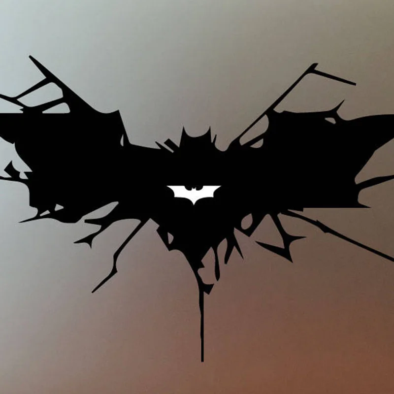 Crack Batman Symbol Laptop Sticker for Apple Macbook Decal Pro Air Retina 11 12 13 14 15 inch HP Mac Book Skin Notebook Sticker