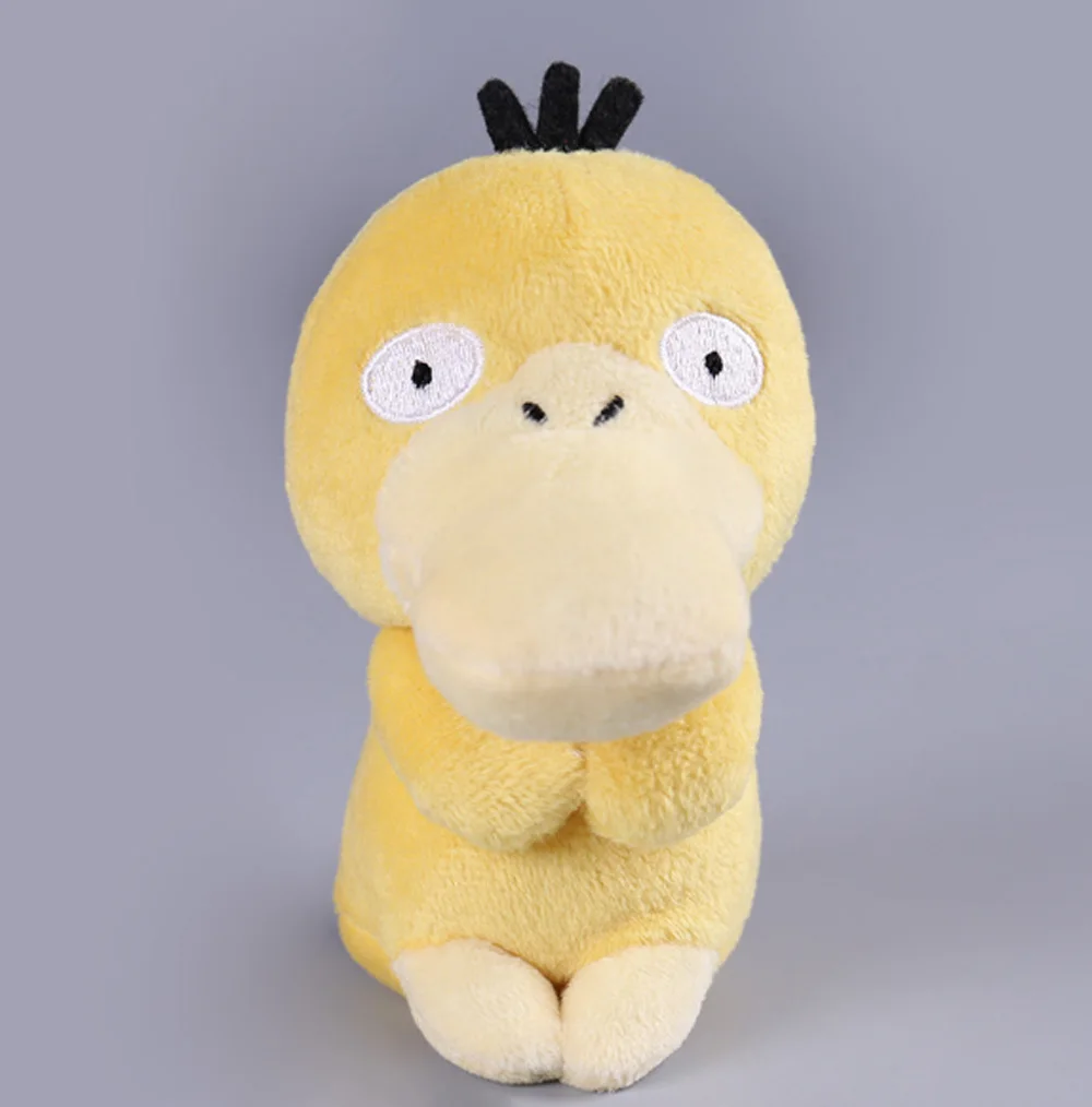 17 видов стилей Psyduck Meowth Ash Ketchum Brock James Jessie Misty 12 см плюшевый брелок в розницу - Цвет: Psyduck