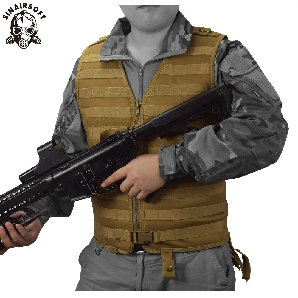 SINAIRSOFT Molle airsoft тактический жилет Камуфляжный жилет армейский военный CS открытый рыбалка охота снаряжение LY1802