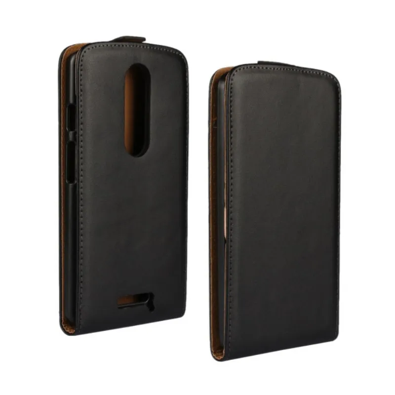 

Black High Quality Genuine Leather Flip Case For Motorola Moto X Force/Droid Turbo 2 Phone Cover with Magnetic Closure