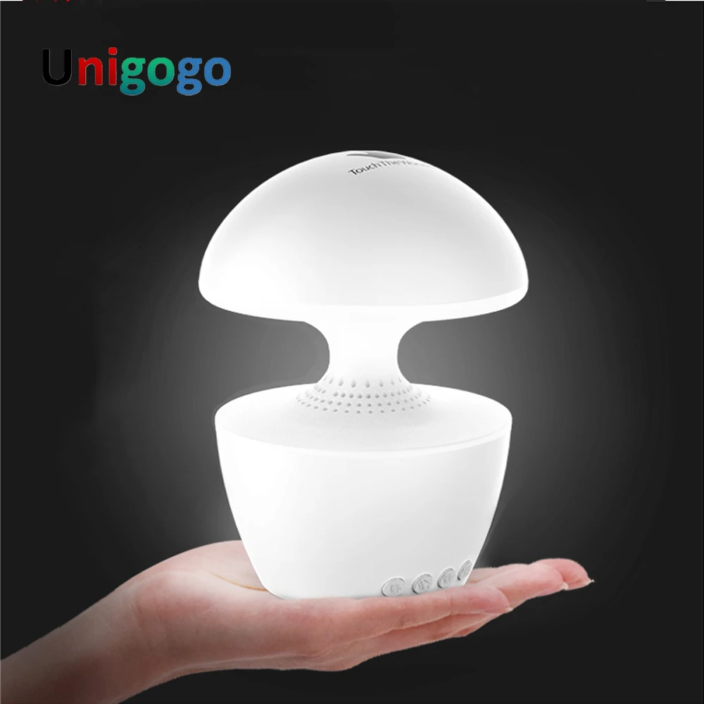 

Mini Mushroom Speaker Bluetooth Mini Stereo Fm Radio Speaker Mp3 Music Bluetooth Led Light Speaker Support AUX TF Card USB MIC