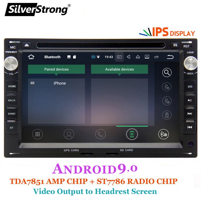 SilverStrong 4 GB Android 8,0-8,1 2din автомобильный DVD ips для VW Golf4 поло PASSAT B4 B5 бора для Octavia1 golf4 превосходное