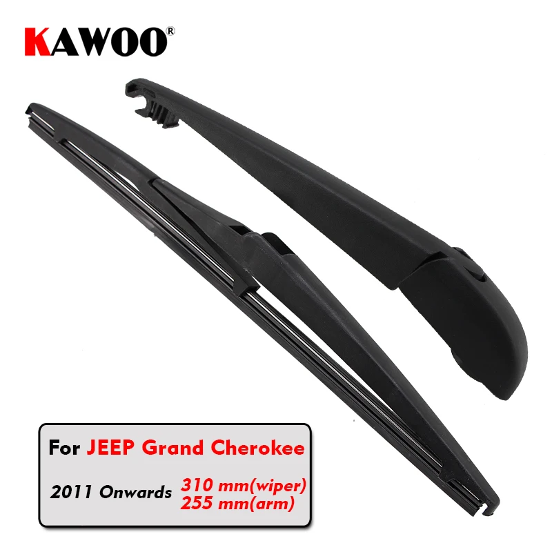 Kawoo Car Rear Wiper Blades Back Window Wipers Arm For Jeep Grand