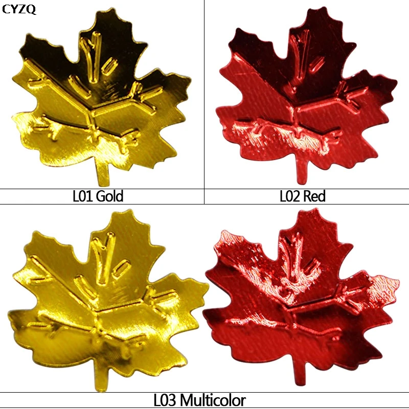 1 упаковка, конфетти в форме красных/золотых осенних листьев для дома, свадебного стола, свадебные украшения, вечерние принадлежности