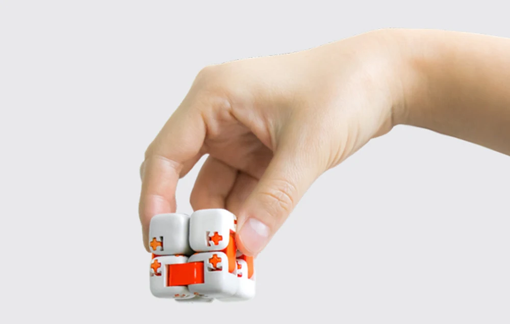 Original Xiaomi Mitu Spinner Finger Bricks Magic Square Intelligence Toys Portable Smart Finger Mini Toys Safety Gift For Kids 12
