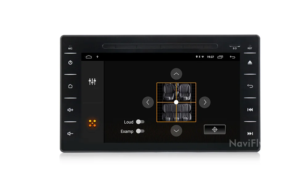 Clearance NaviFly 2G+32G 8 inch Android 9.1 car multimedia player for TOYOTA HILUX 2015-2019 WIFI BT GPS Navigation Radio RDS 1024*600 HD 9