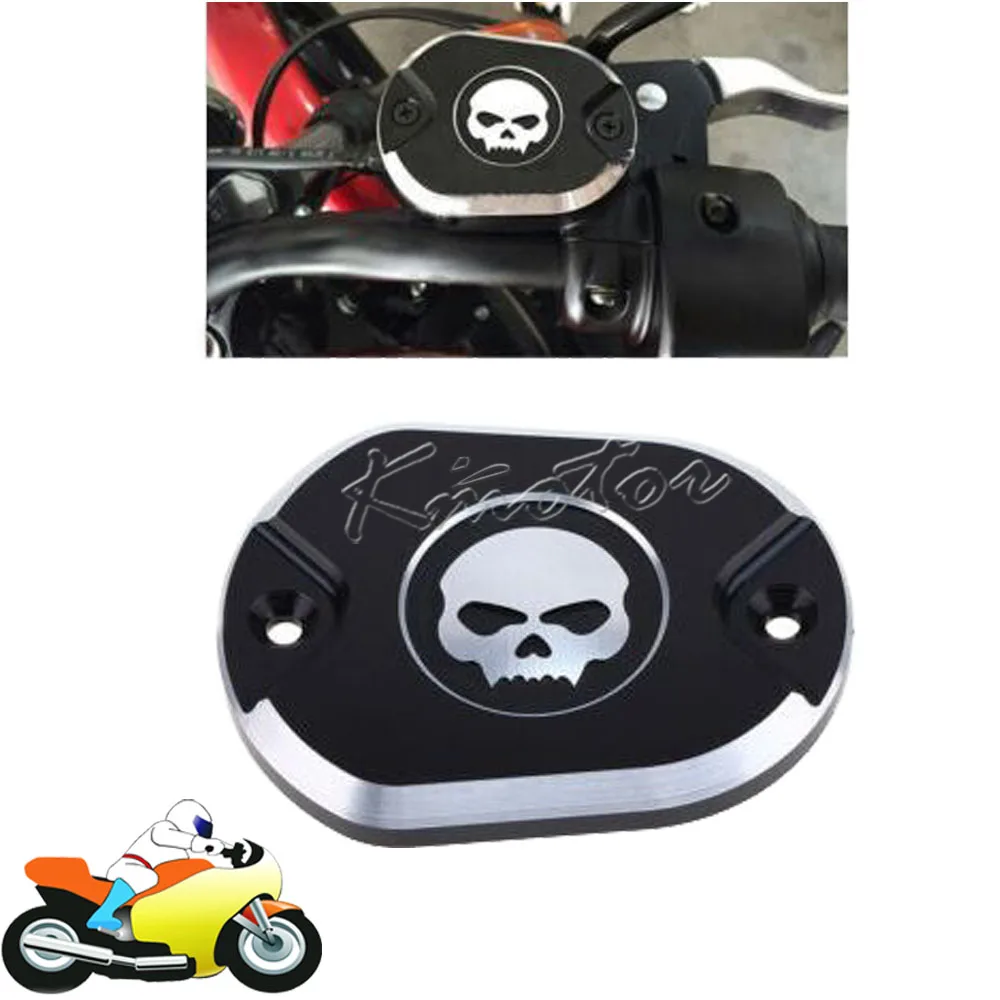 CNC Motorcycle Front Brake Pump Cover Master Cylinder Fluid Reservoir