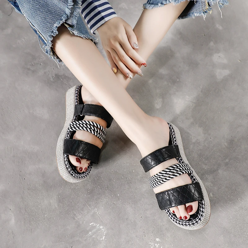 

Women Slingback Flat Sandals Summer Sandals For Girls Shoes gt2819-4