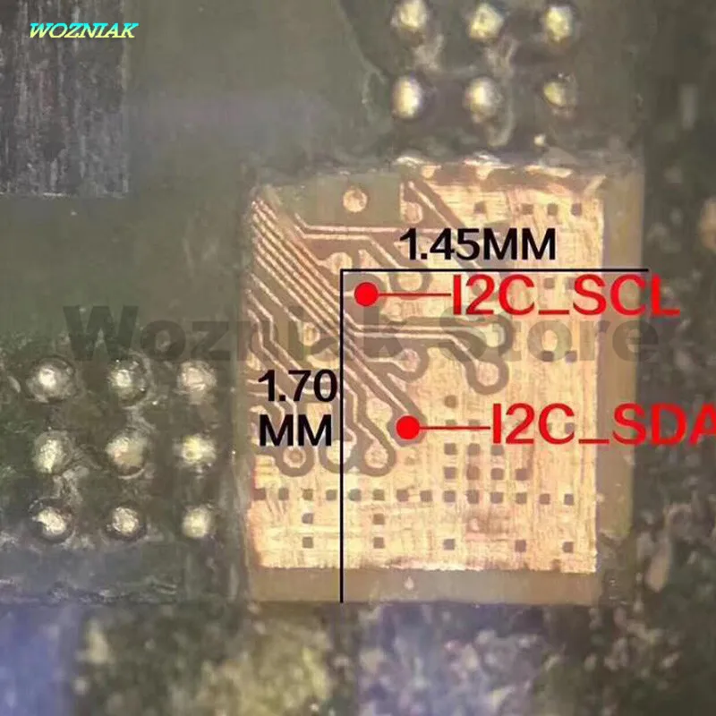Насадка пневматического пистолета Wozniak для микроскопа A8 A9 CPU насадка 45 градусов