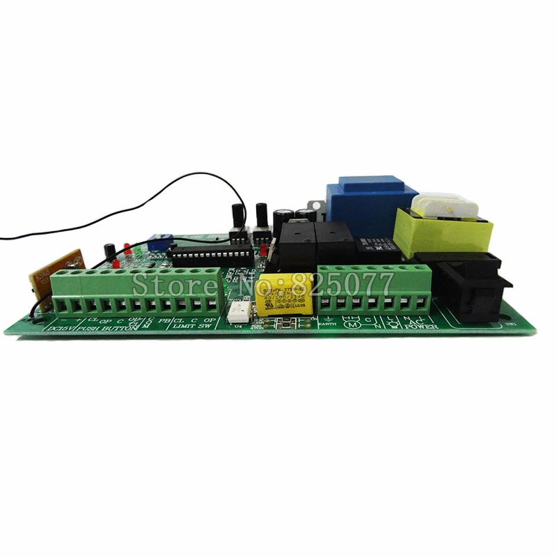 AC sliding gate opener control board with 2pcs rem...