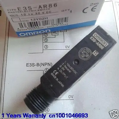 

DHL/EUB 2pcs NEW Original for OMRON optoelectronic switch E3S-AR86 15-18