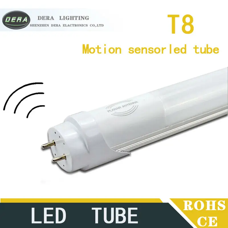4Piece 4 feet LED T8 20W Infrared Motion Sensor Tube Light AC110 277V