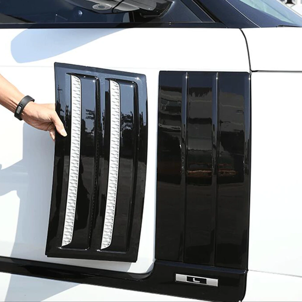 

Side door fender shark gill SVO decorative outlet vents cover sticker trim for land range rover Exterior Accessories