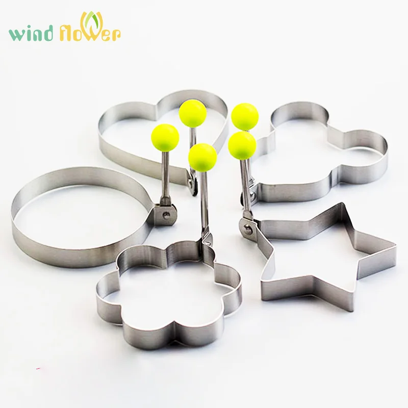 Wind flower 1pcsStainless Steel Omelette Device DIY Food Fried Egg Mold