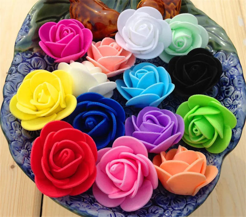 20pcs Mini PE Rose Head Foam Artificial Flower For Wedding Party Home Room Decoration Marriage Shoes Hat Accessories Silk Flower 20pcs Mini PE Rose Head Foam Artificial Flower For Wedding Party Home Room Decoration Marriage Shoes Hat Accessories Silk Flower