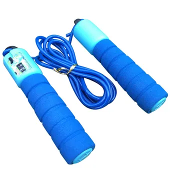 

Skipping Rope Counter Jumping Rope Training Sponge Handle Workout Fitness Gym Rope Equipment Jump Rope Corda Crossfit