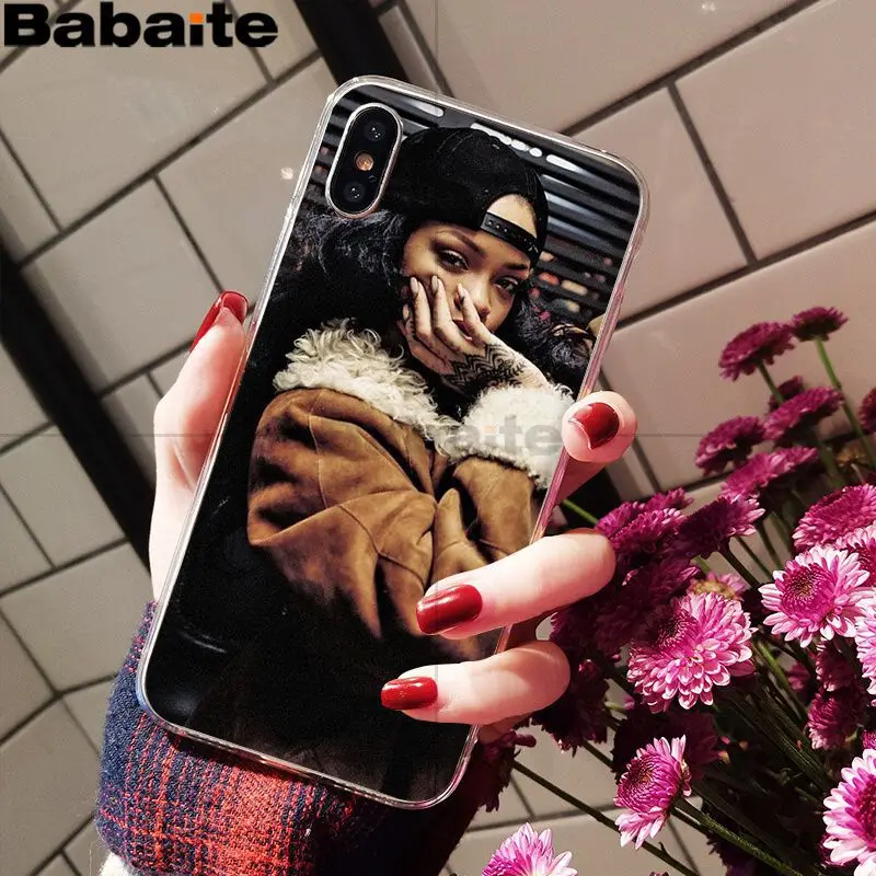 Мягкий силиконовый чехол для телефона Babaite Rihanna Anti Travail Drake из ТПУ для iPhone X XS MAX 6 6S 7 7plus 8 8Plus 5 5S XR