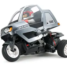 Радиоуправляемый мотороллер Tamiya для езды на мотоцикле с тройным