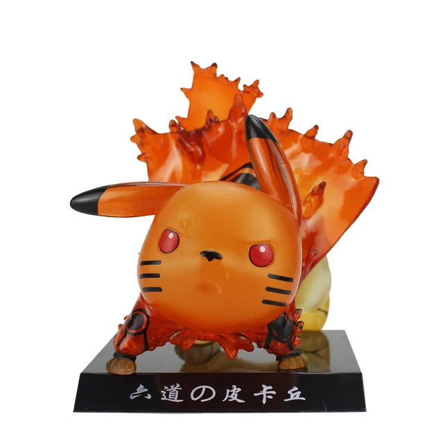 free shipping cute 5 anime pikachu cos naruto rikudou sennin mode