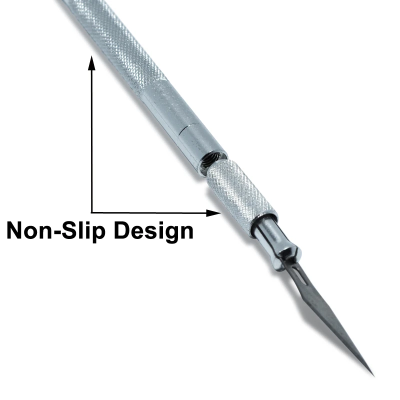 Factory direct Non-slip paper model making tool metal carving pen knife cutting hook paper cutting high precision knife in Box