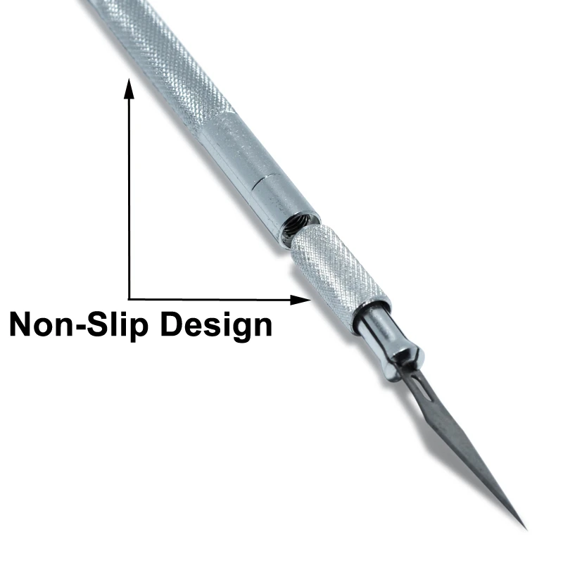 Прямая с фабрики, нескользящая Бумажная модель, инструмент для изготовления, металлическая ручка для резьбы, нож, режущий крючок для резки бумаги, высокоточный нож в коробке