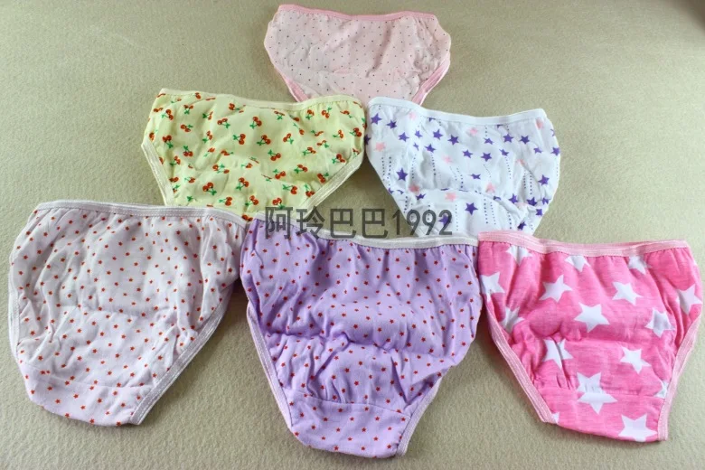 NEW Beautiful Gift Pack Girls Elsa Anna Cartoon Briefs Top Quality Kids Snow Cotton Underwear Mixed Colors Cute Panties 6Pcs/lot