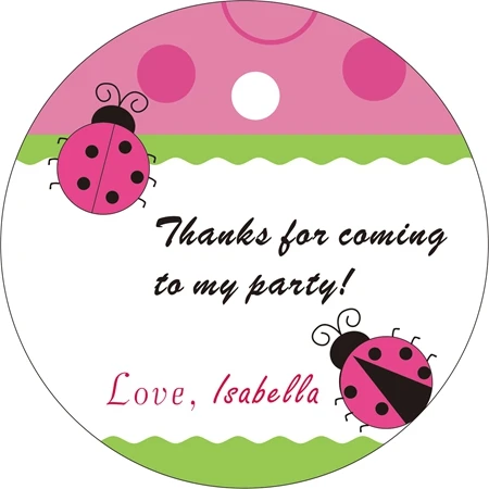 Birthday Party Decorations Personalized Party Favors Wedding Birthday Stickers Tags Customize ...
